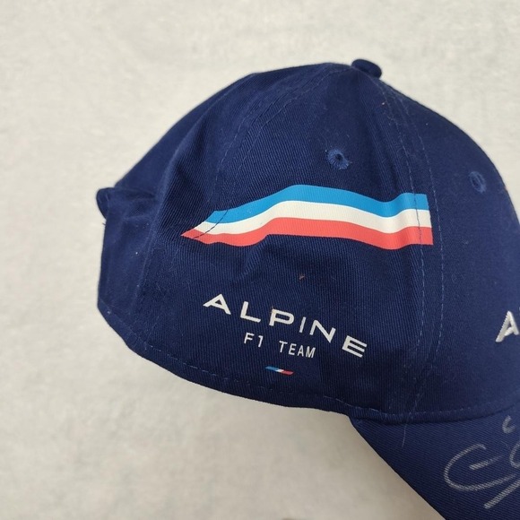 Alpine F1 Racing Team Hat Snap Back Mens Blue New Era Signed Esteban Ocon #31 - Picture 6 of 10
